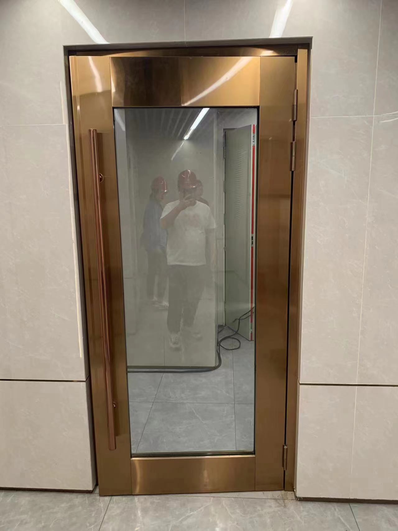 不銹鋼玻璃防火門圖片